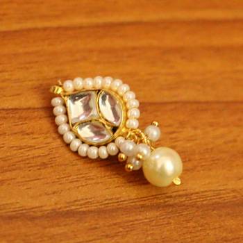 White Pearl Nose-Ring 1