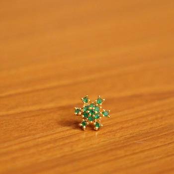Green Onyx Nose-Ring 1