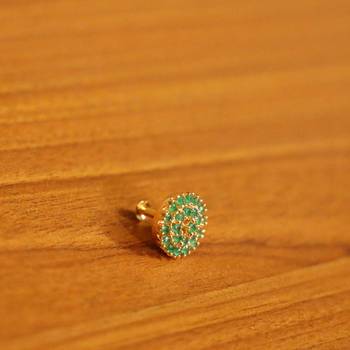 Green Onyx Nose-Ring 2