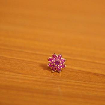 Red Ruby Nose-Ring 1