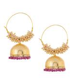 Golden Jhumkay Earrings