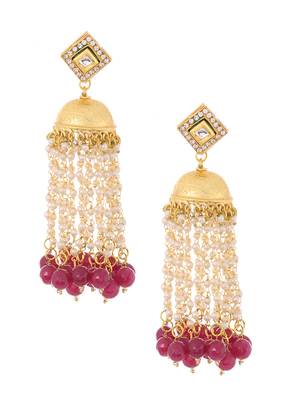 Golden Jhumkay Earrings 1