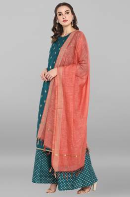 Green printed silk salwar 3