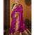 Alluring purple gold zari woven Paithani Saree with designer blouse