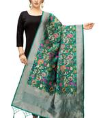 Rama Banarasi Silk Jacquard Woven Dupatta