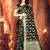 Black woven banarasi silk saree with blouse