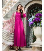 Maroon Sequin Yoke Kurta Pant Set  (Set of 2)