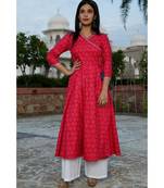 Rani Angrakha Kurta Palazzo Set  (Set of 2)