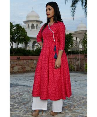 Rani Angrakha Kurta Palazzo Set  (Set of 2) 2