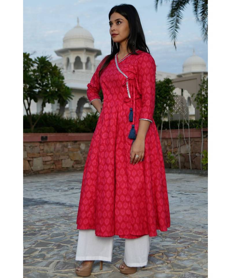 Rani Angrakha Kurta Palazzo Set  (Set of 2)