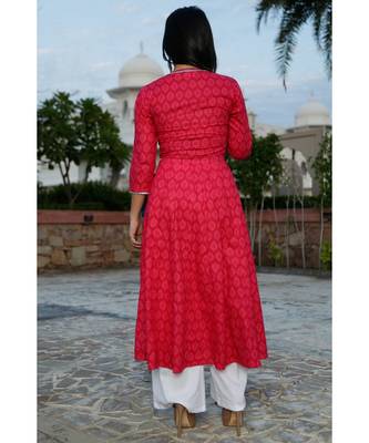 Rani Angrakha Kurta Palazzo Set  (Set of 2) 4
