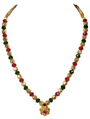 kolhapuri multicolor mala necklace fancy mala  1