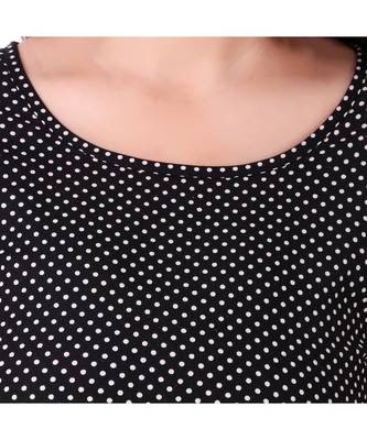 black plain rayon kurti 4