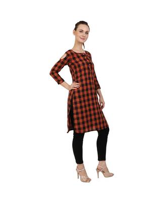multicolor plain rayon kurti 4