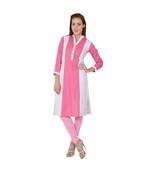 white plain rayon kurti