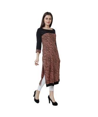 multicolor plain rayon kurti 2