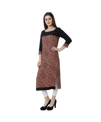 multicolor plain rayon kurti 3