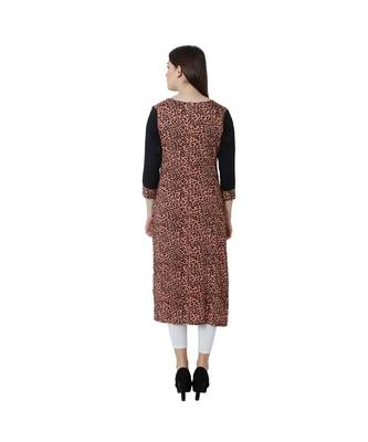 multicolor plain rayon kurti 4