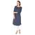 blue plain rayon kurti