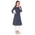 blue plain rayon kurti