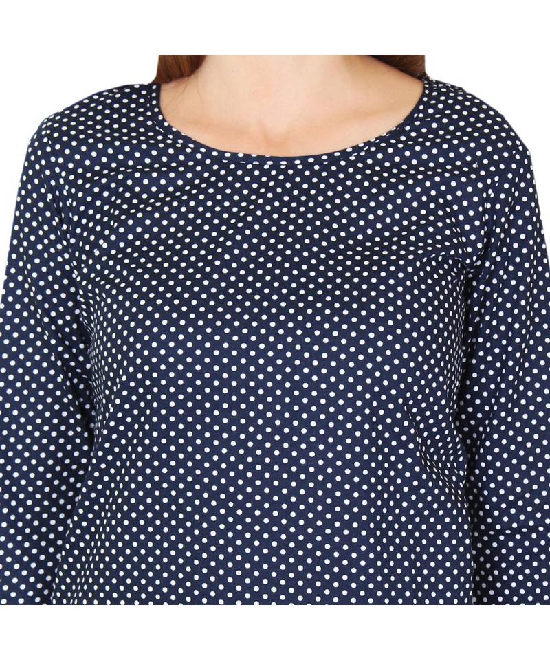 blue plain rayon kurti