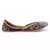 Msc Leather Ethnic Hand Embroidered Flat Jutis For Women