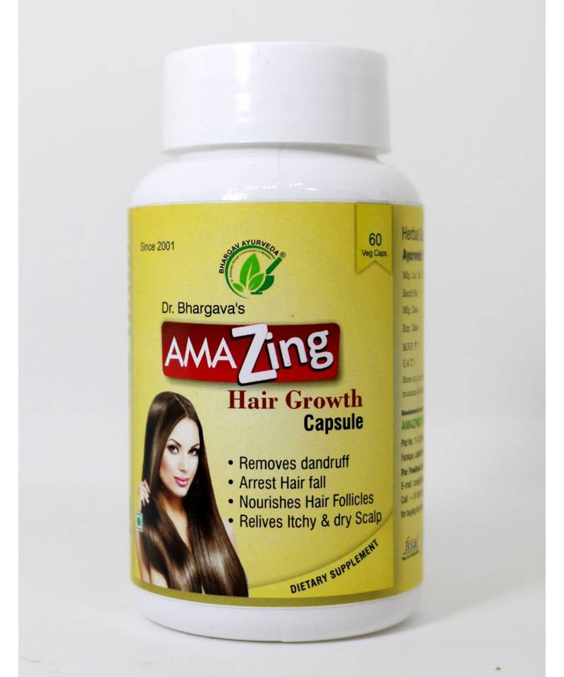 60 Caps AMAZING HAIR CAPSULE Dr.Bhargav's 3260334