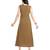 brown printed polyester plus size kurtis