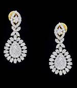 White zircon danglers-drops