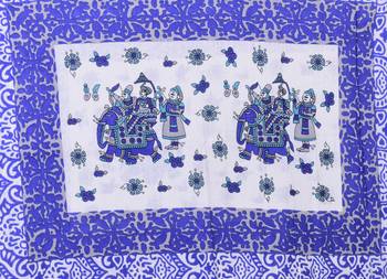 Texstylers Pure Cotton Printed Queen Size Bedsheet With 2 Pillow Covers 2
