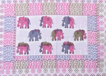 Texstylers Pure Cotton Printed Queen Size Bedsheet With 2 Pillow Covers 2