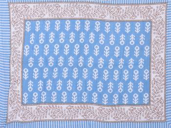 Texstylers Pure Cotton Printed Queen Size Bedsheet With 2 Pillow Covers 2