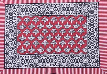 Texstylers Pure Cotton Printed Queen Size Bedsheet With 2 Pillow Covers 2