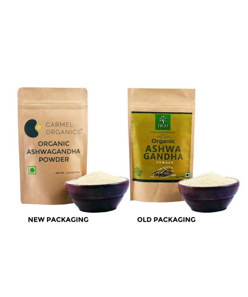 CARMEL ORGANICS Ashwagandha Powder 100 gms