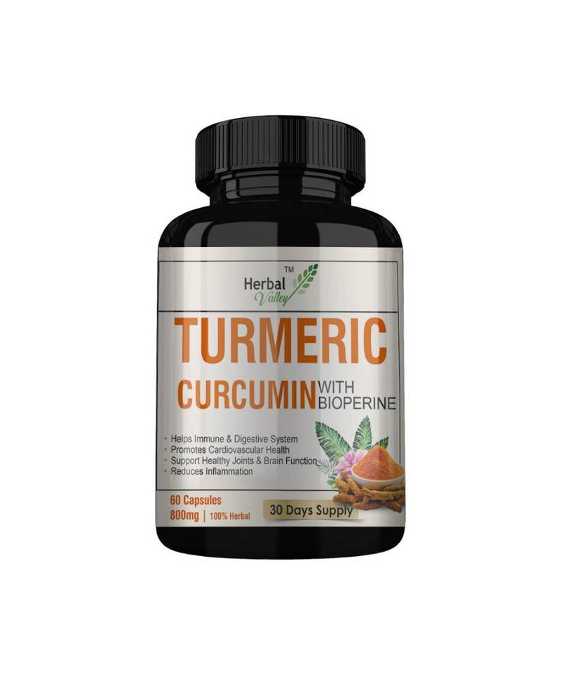 Turmeric Curcumin with Bioperine | Anti-Inflammatory | Antioxidant | 60 Capsules | 800mg