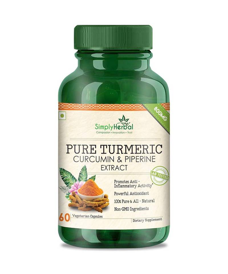 Turmeric Curcumin Extract with Piperine and 95 Curcuminoids Veg