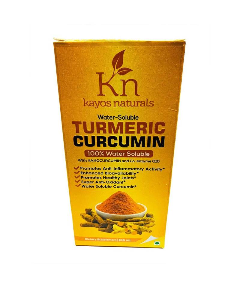 Kayos Water Soluble Turmeric Curcumin With Nanocurcumins & Coenzyme