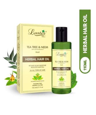 110 ml Of Luster Tea Tree & Neem Herbal Hair Oil (Paraben & Mineral Oil Free) 1