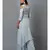 Grey Sequins work kurta in Georgette and Pallazo