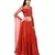 Miracolos Red Hand Embellished Sequins Ethnic Party Dress
