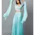 Women's Katdana Sequins Embroidered Wedding Lehenga in Blue