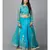 Turquose Blue Gota Patti Lehenga
