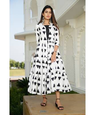 Black And White World Kurta-Jacket And Pant Set (Set of 3) 1