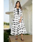 Black And White World Kurta-Jacket And Pant Set (Set of 3)