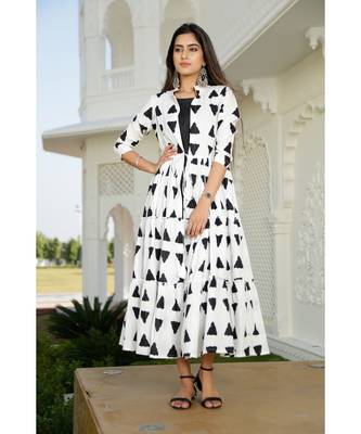 Black And White World Kurta-Jacket And Pant Set (Set of 3) 3