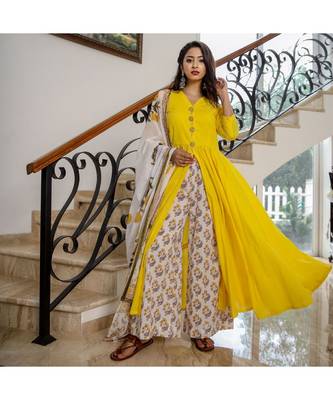Yellow Daisy Suit Set (Set of 3) 1