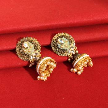 Green jhumkas 2