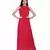 Women's Drape Chiffon Party/ Evening/ Dress in Red Cherry