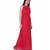 Women's Drape Chiffon Party/ Evening/ Dress in Red Cherry
