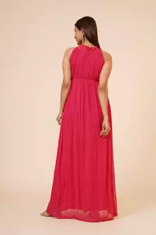 Women's Drape Chiffon Party/ Evening/ Dress in Red Cherry